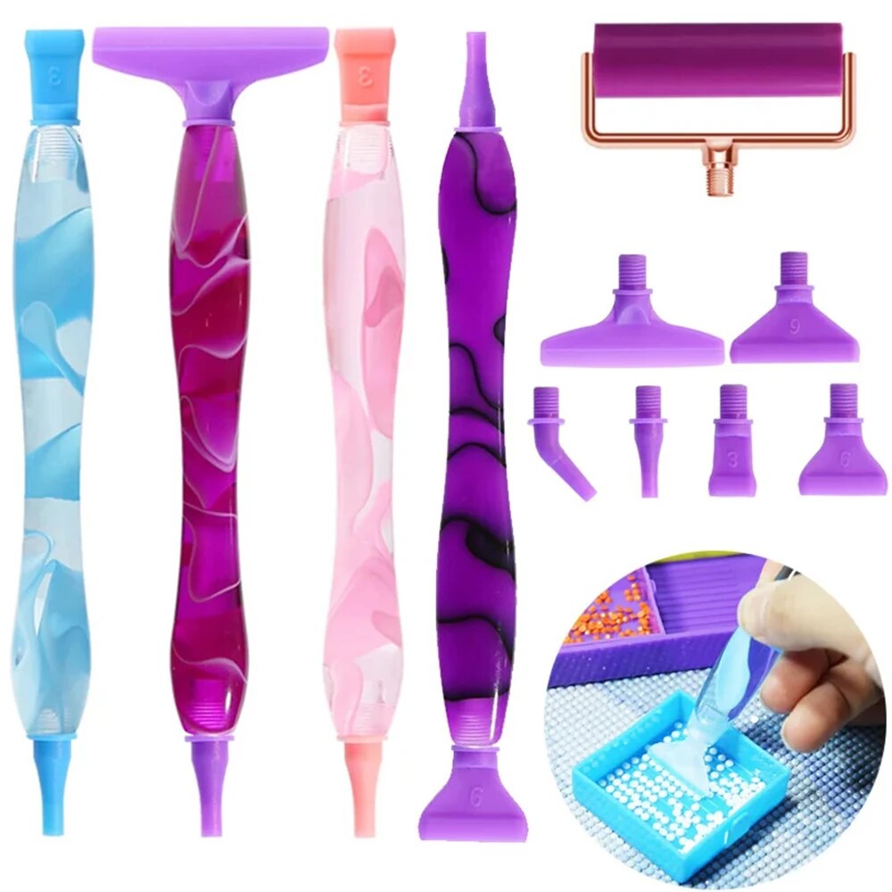 Resin Art Tool Kit - Penna per pittura diamante 5D Penna