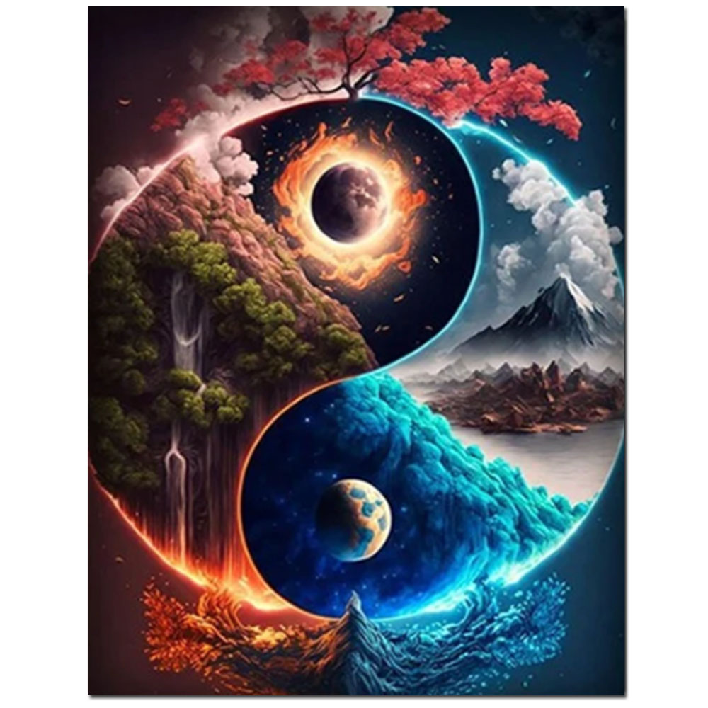 Resin Art World - Infinite World Fantasy Quattro stagioni Paesaggio
