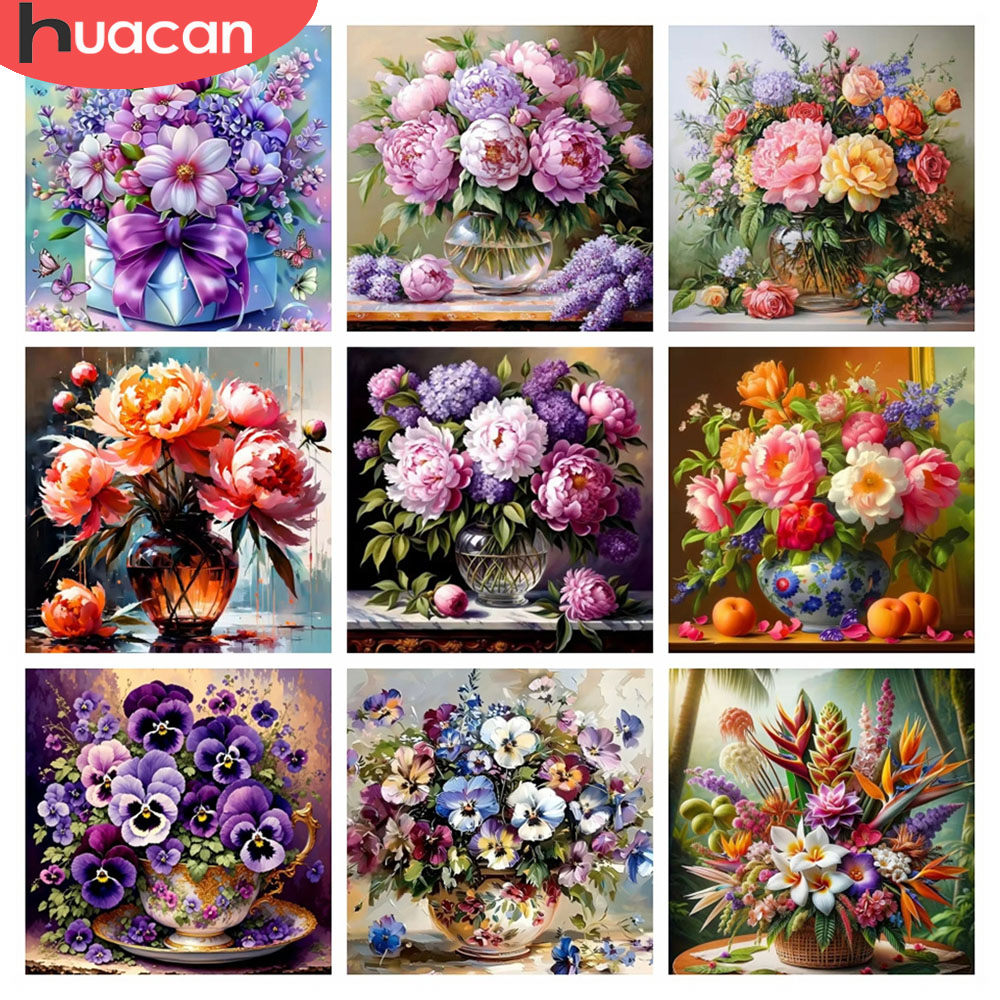 Resin Art For Rose - HUACAN 5D Diamante Mosaico Fiore di