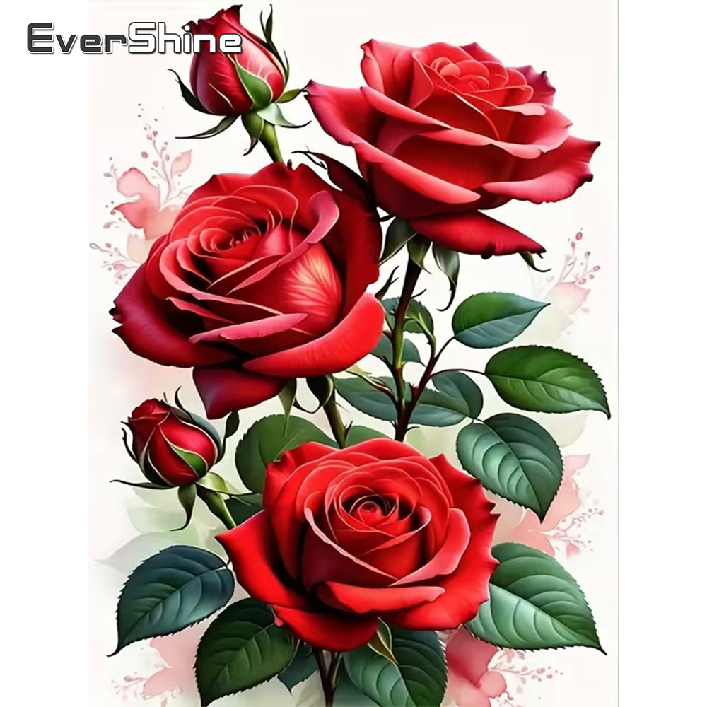 Resin Art For Rose - Evershine Mosaico di Diamanti, Pittura Artistica
