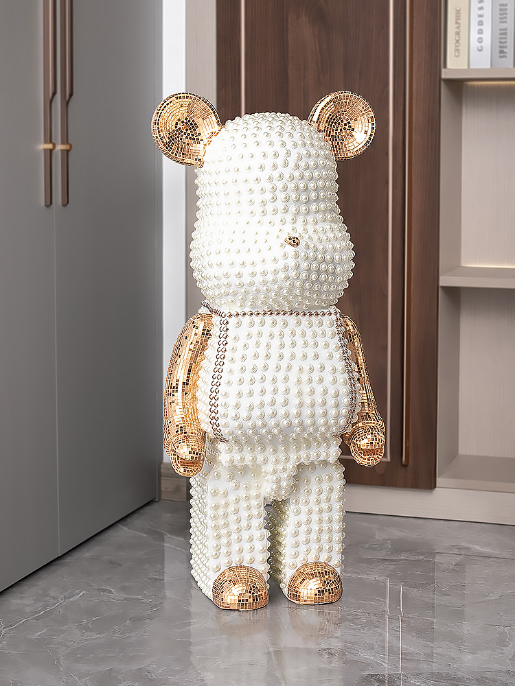 Resin Art Floor - Orso cartone animato Ornamento Decorazioni per