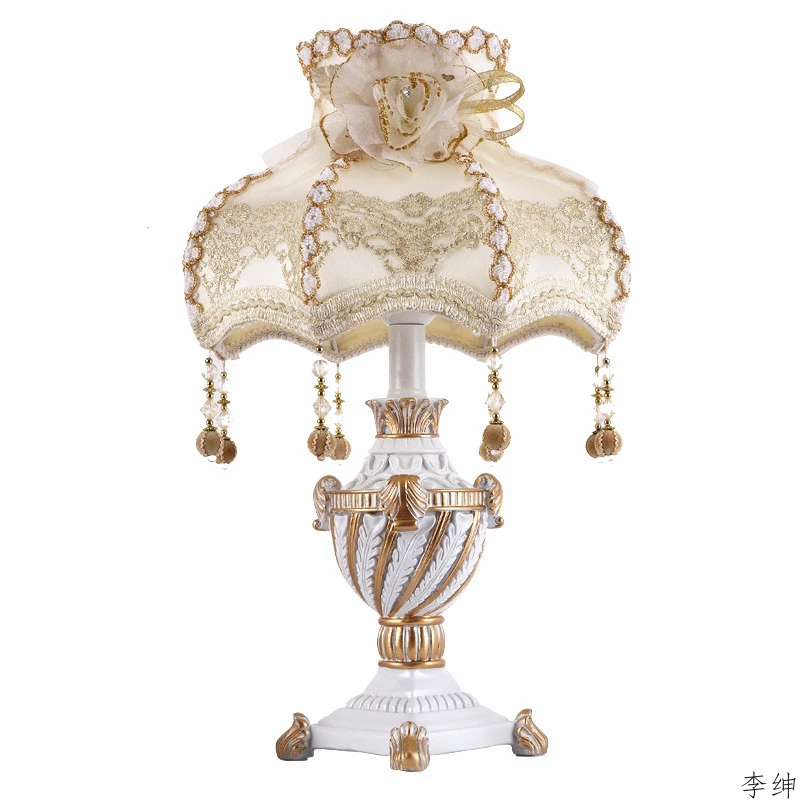 Resin Art Floor - Lampada da tavolo vintage principessa nordica