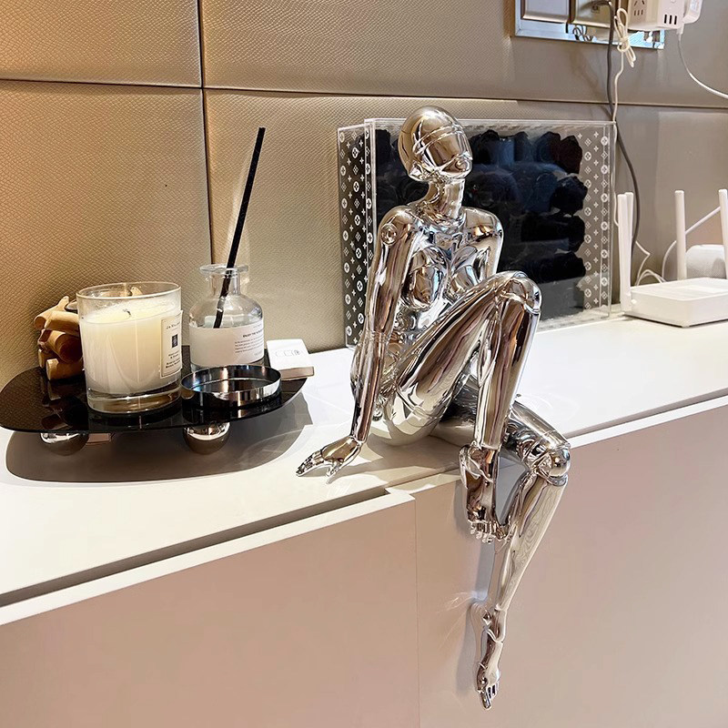 Resin Art Table Top - Statuetta Decorativa da Tavolo, Scultura Meccanica
