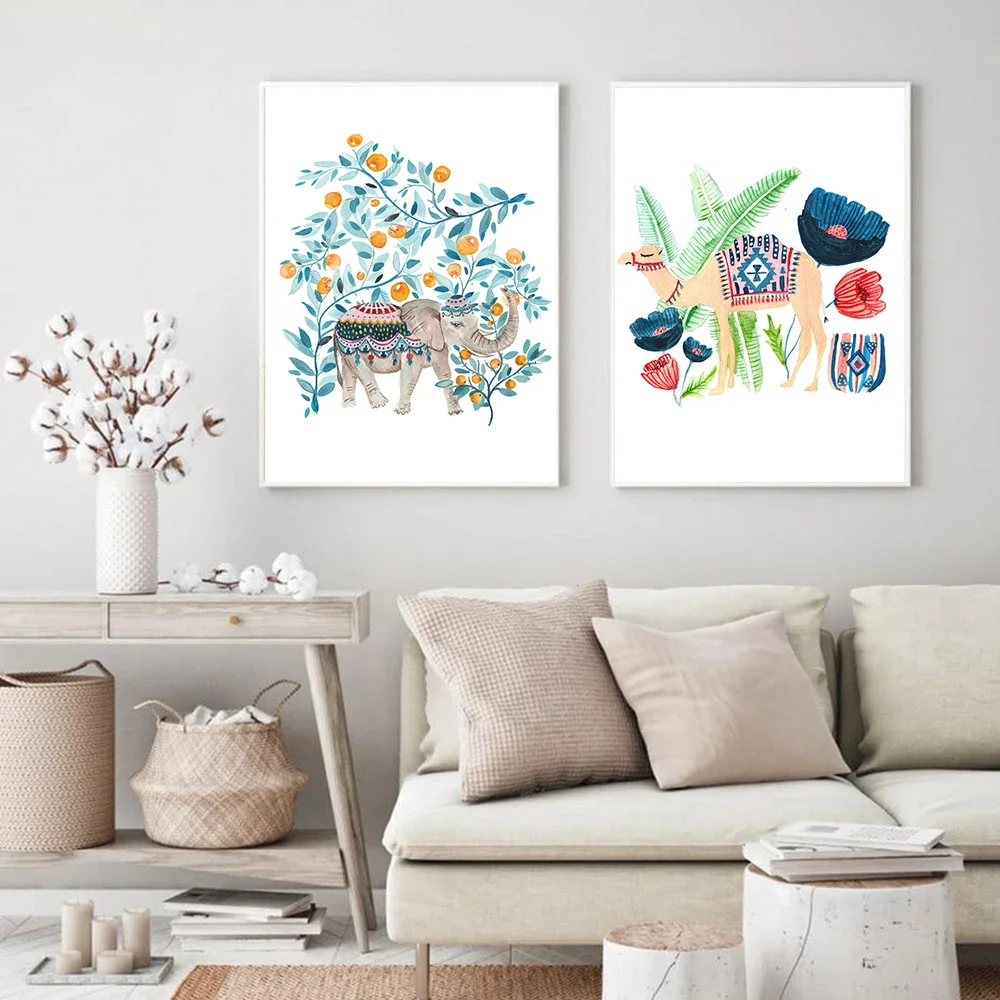 Resin Art Wall Decor - Poster e Stampe Nordiche con Animali