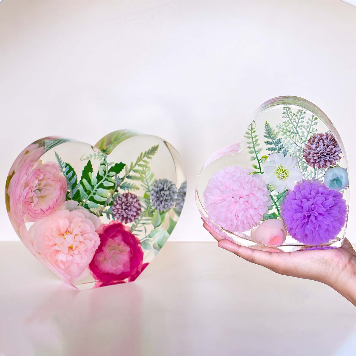 Resin Art Heart - Stampo in Silicone per Fermalibri a