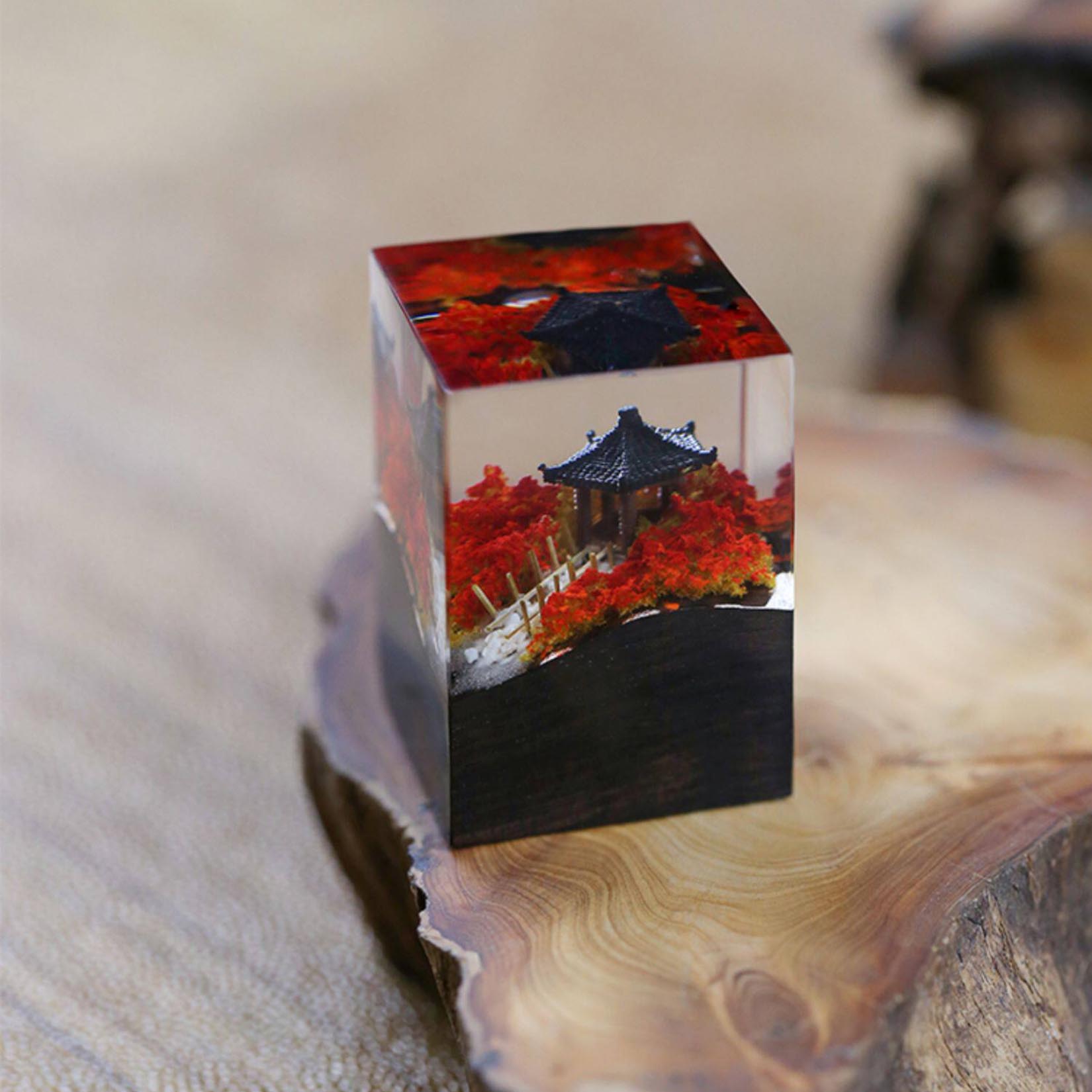 Resin Art Decoration Items - Sigillo del Padiglione Cinese in Resina