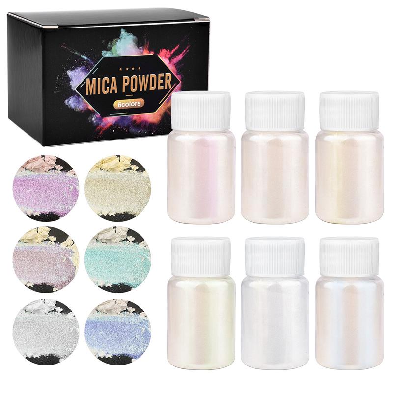Pearl Powder Resin - 6 pezzi-set resina epossidica colorante polvere