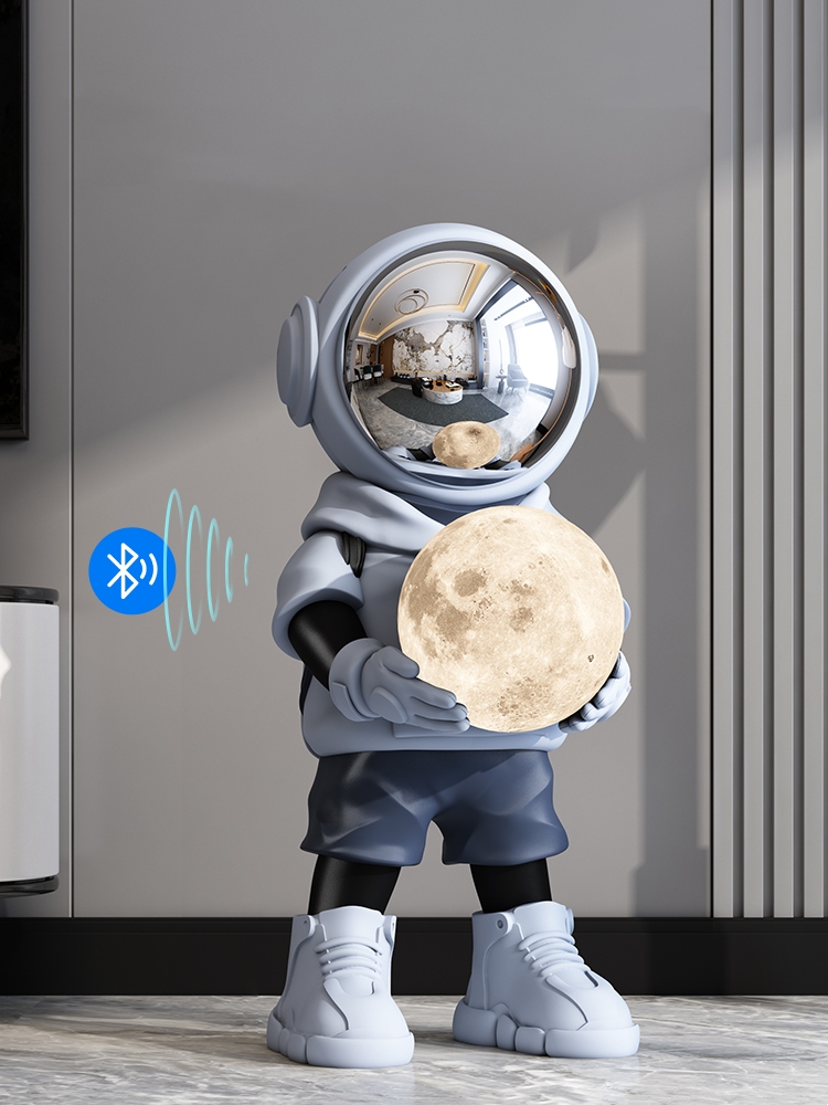Resin Art Floor - Decorazioni per la casa Bluetooth astronauta