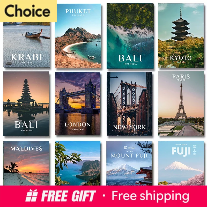 Resin Art Bali - Poster di Città Turistiche Famose del