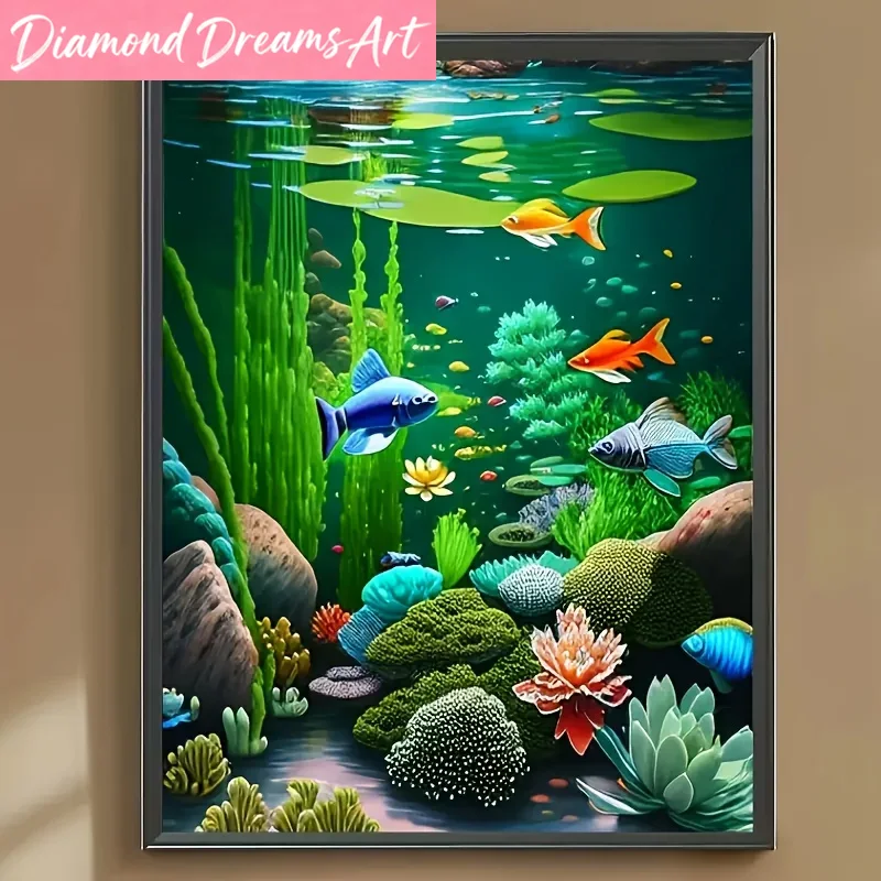 Resin Art World - Dipinto Diamantato Senza Cornice, Mosaico Completo