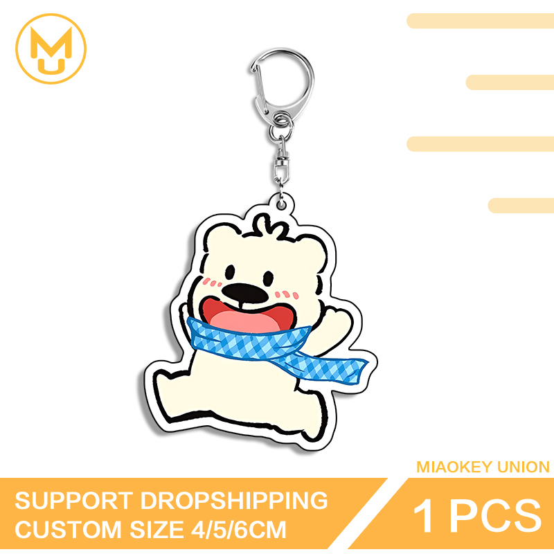 Simpatico orso da corsa accatt - Resin Art Design Keychain recensione e prezzo