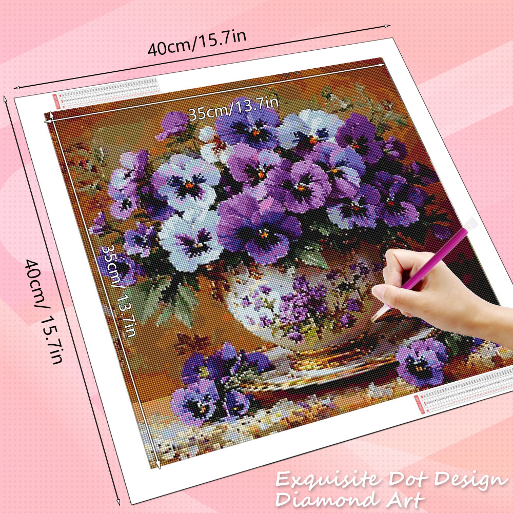 HUACAN 5D Diamante Mosaico Fio - Resin Art For Rose recensione e prezzo
