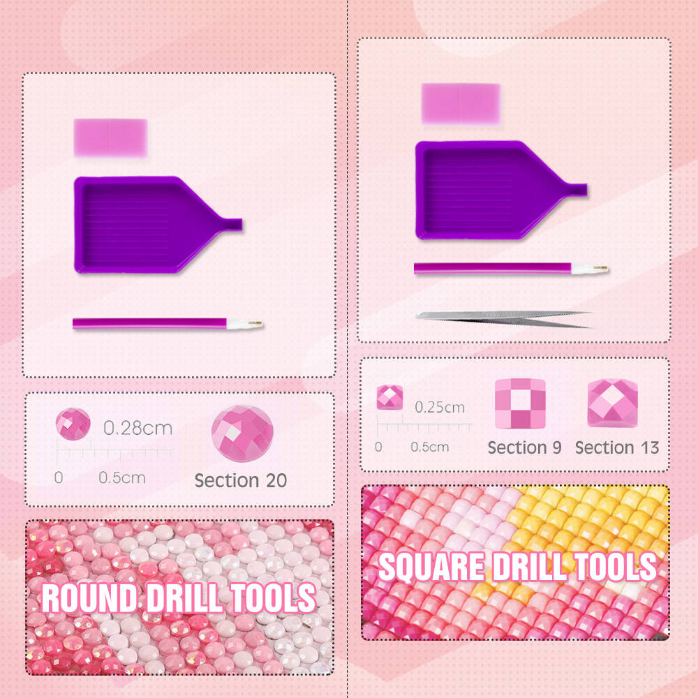 HUACAN 5D Diamante Mosaico Fio - Resin Art For Rose recensione e prezzo