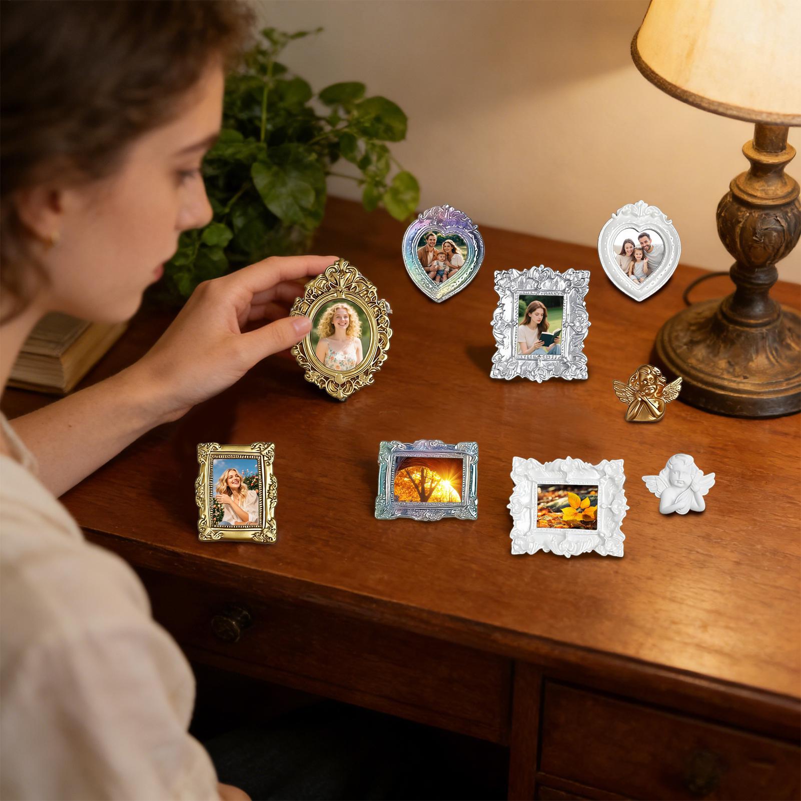 9 Pezzi Cornici Miniatura Deco - Resin Art Photo Frame recensione e prezzo
