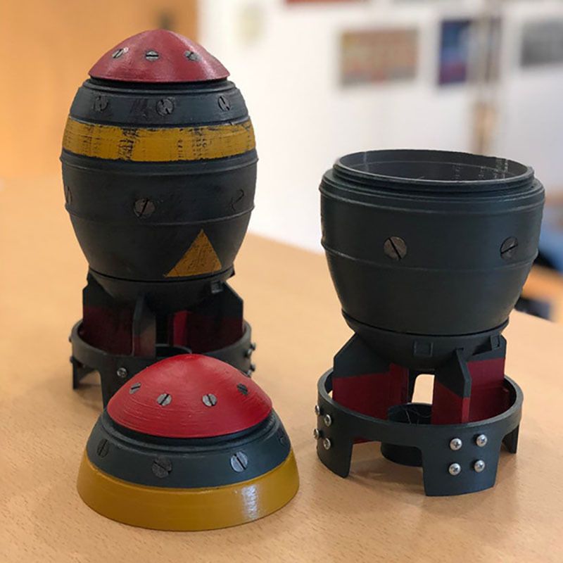 Nuova Mini bomba nucleare scat - Resin Art Table Top recensione e prezzo
