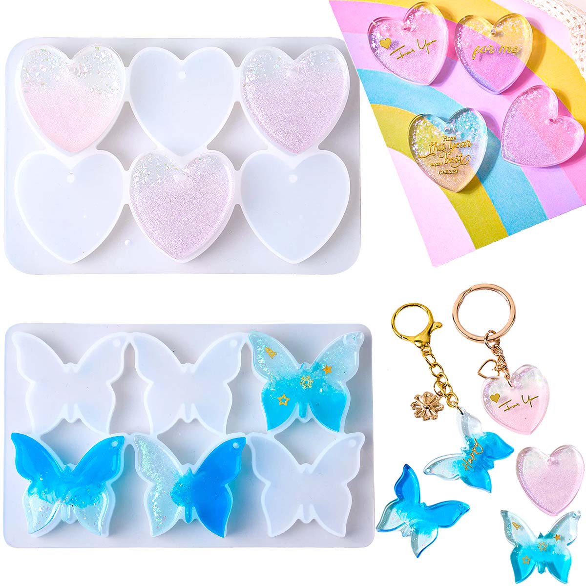 Stampo in Silicone per Orecchi - Resin Art Heart recensione e prezzo