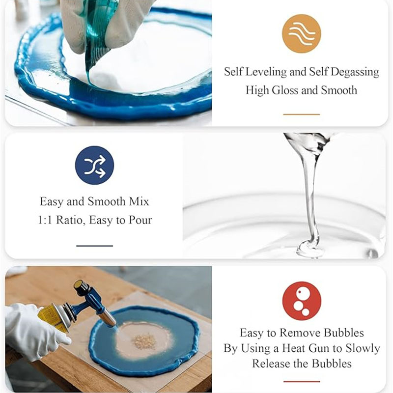 Kit di resina epossidica crist - Resin Art Table Top recensione e prezzo