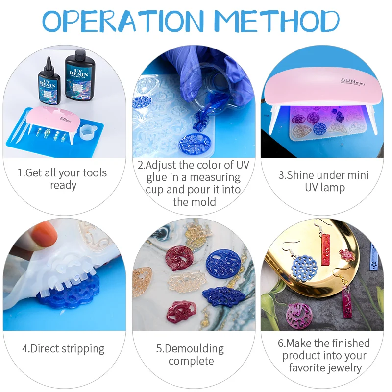 Kit di colla dura in resina UV - Resin Art Tool Kit recensione e prezzo