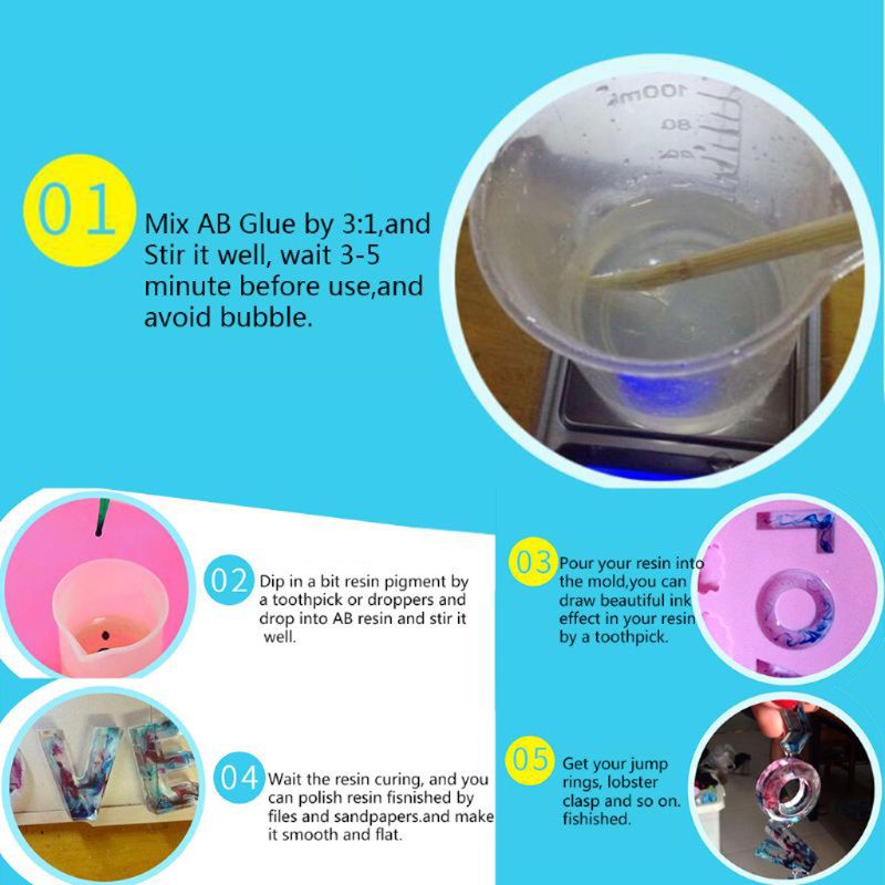 10g 0.35oz Liquido Resina Epos - Resin Art Tool Kit recensione e prezzo
