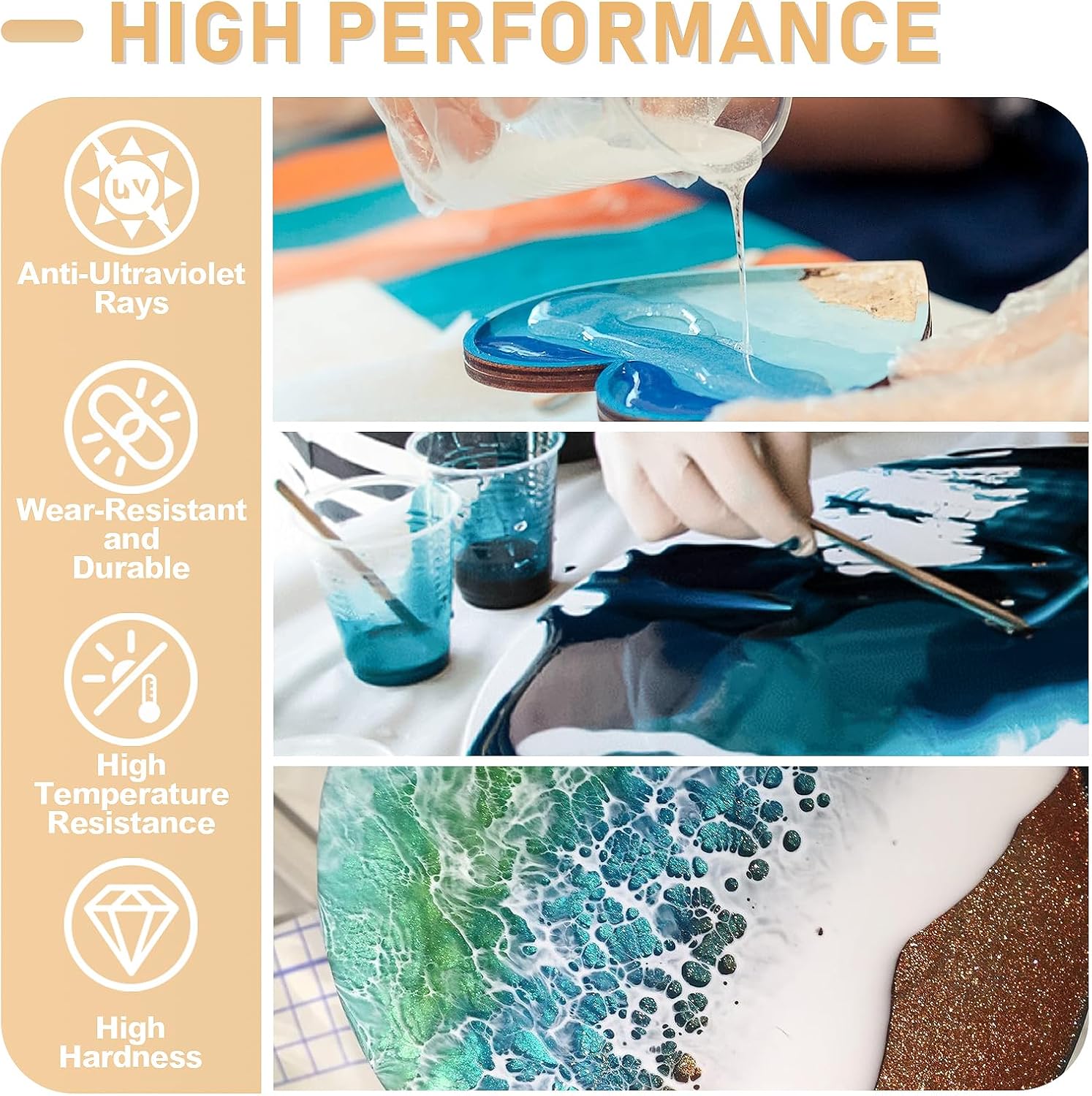 Colla epossidica in resina AB  - Resin Art Table Top recensione e prezzo