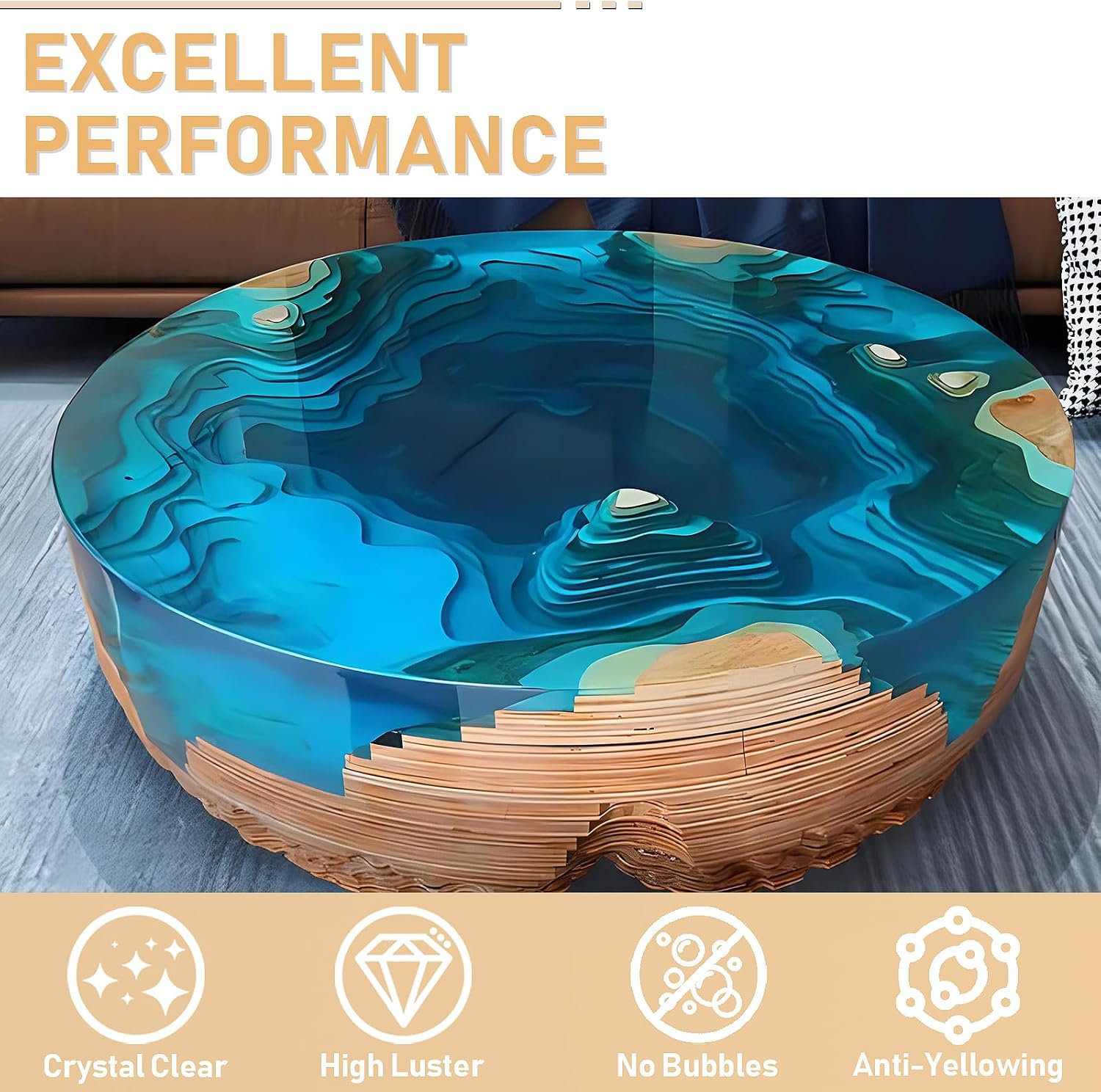 Colla epossidica in resina AB  - Resin Art Table Top recensione e prezzo
