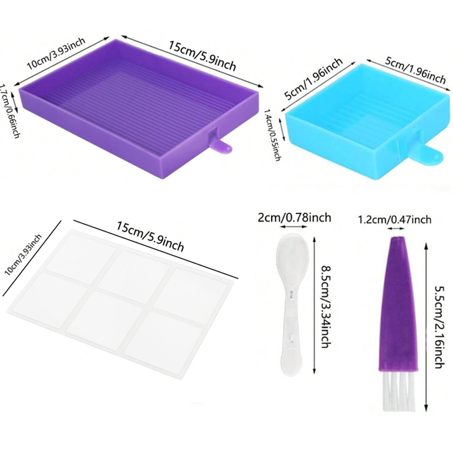 Vassoio Portaoggetti a 6 Scomp - Resin Art Tool Kit recensione e prezzo