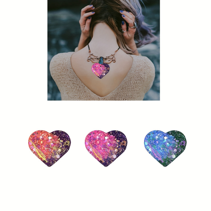 Set di 6 stampi in resina a fo - Resin Art Heart recensione e prezzo