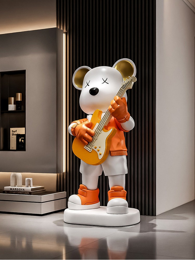 Chitarra Amore Orso Statua Sal - Resin Art Floor recensione e prezzo