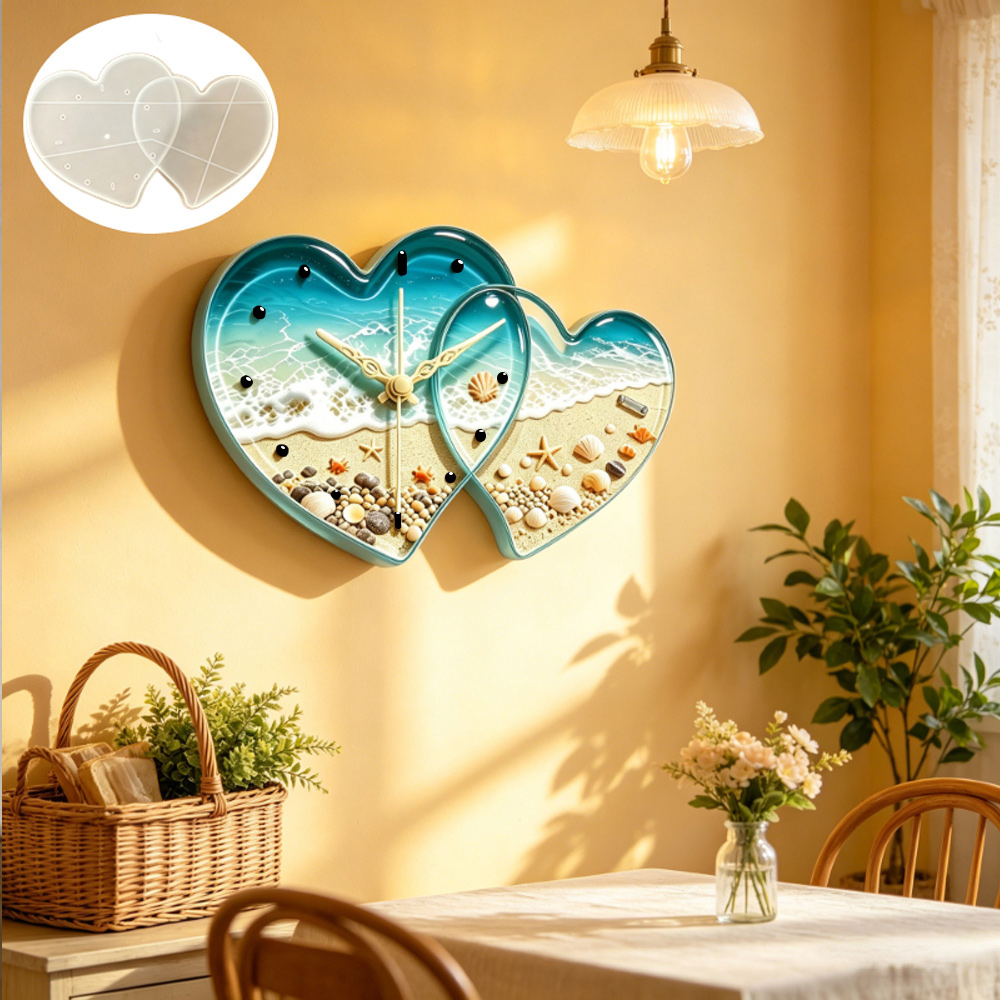 Stampo in resina siliconica a  - Resin Art Heart recensione e prezzo