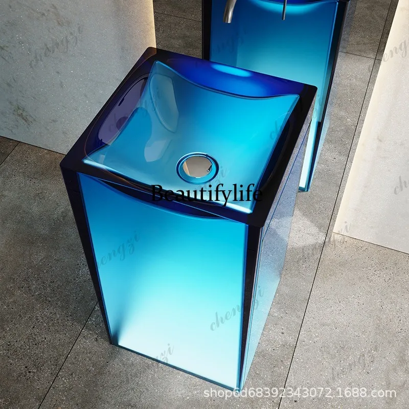 Lavabo a colonna in resina tra - Resin Art Floor recensione e prezzo