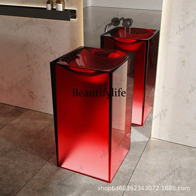 Lavabo a colonna in resina tra - Resin Art Floor recensione e prezzo