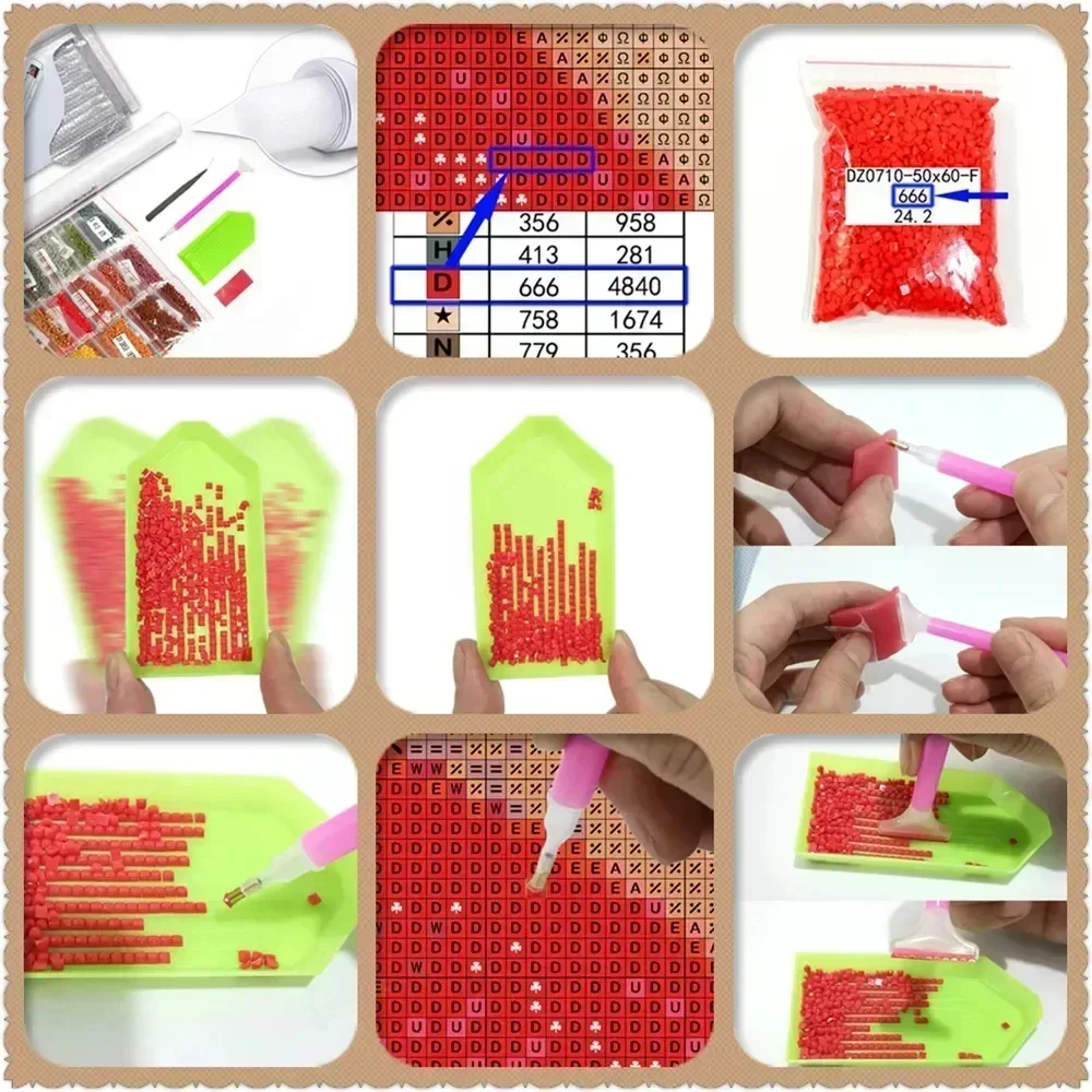 1 pz Kit Mosaico 5D Senza Corn - Resin Art Wall Decor recensione e prezzo